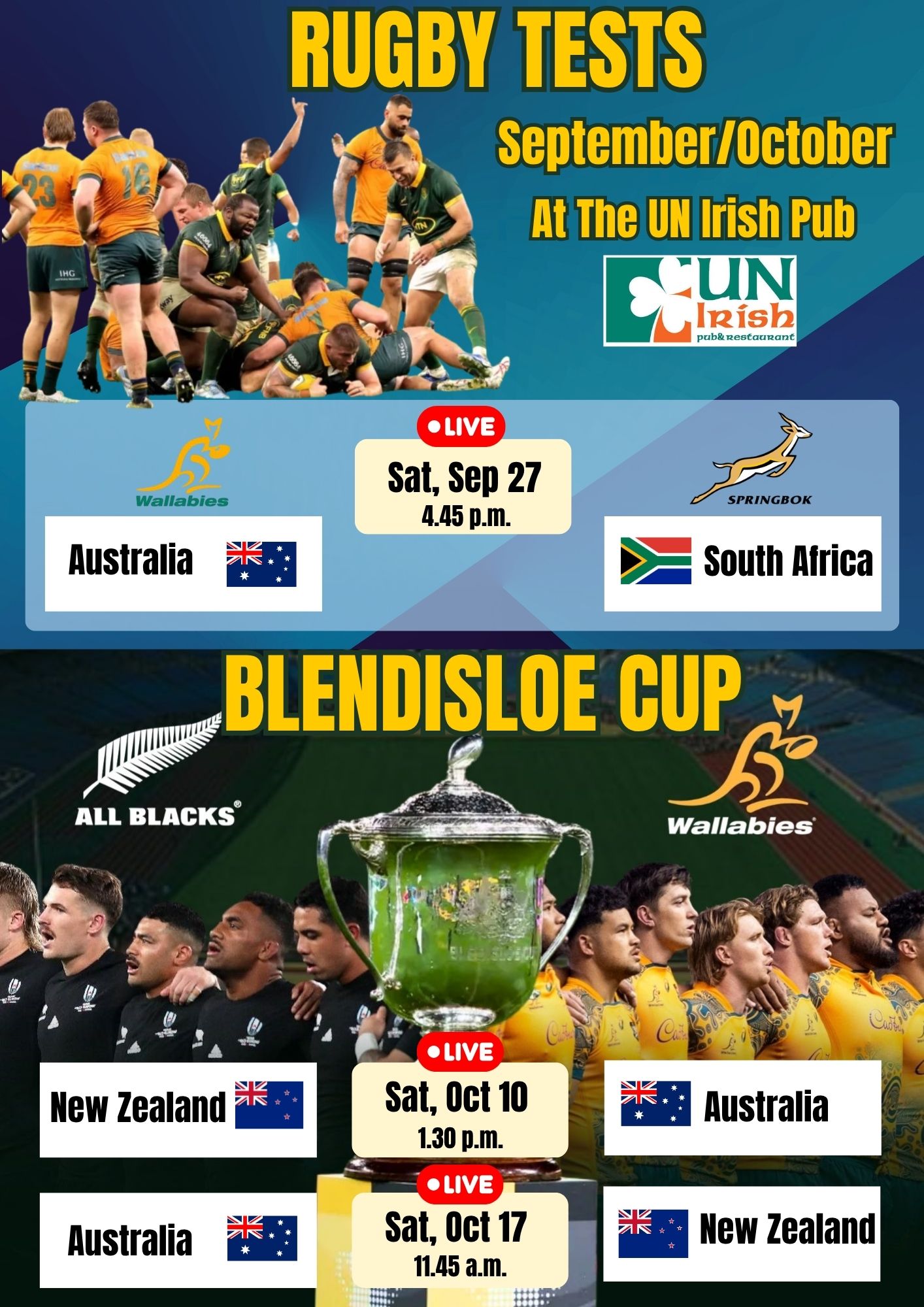 A3 RUGBY TESTS A3 RUGBY TESTS